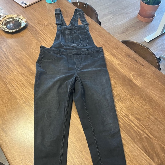 Free People Lexden Super Skinny Denim Overalls - Picture 4 of 5